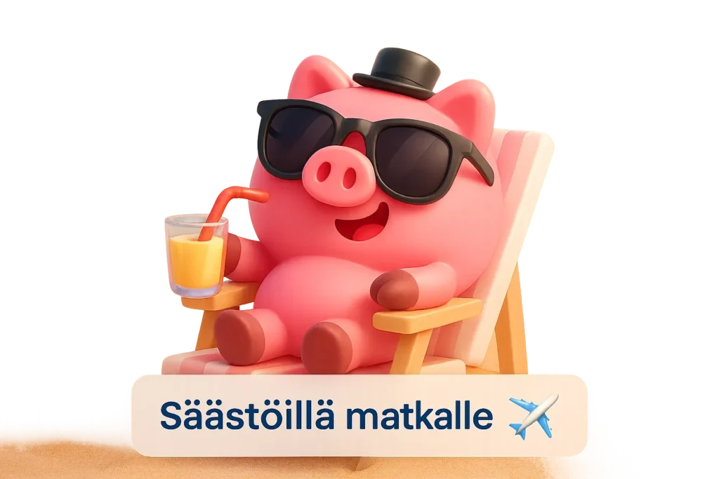 lainapossu säästöillä matkalle