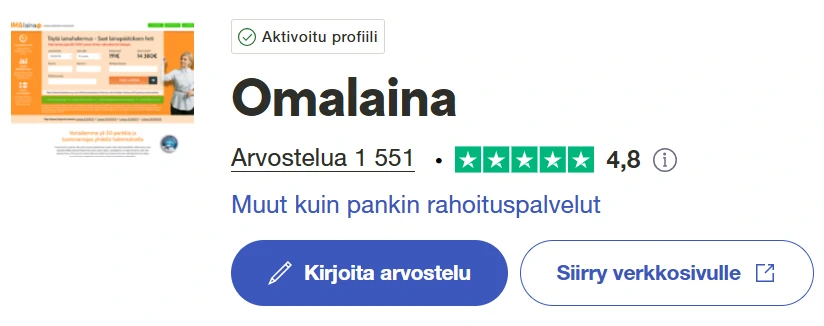 omalaina arvostelu