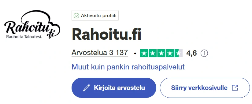 Rahoitu.fi arvostelu