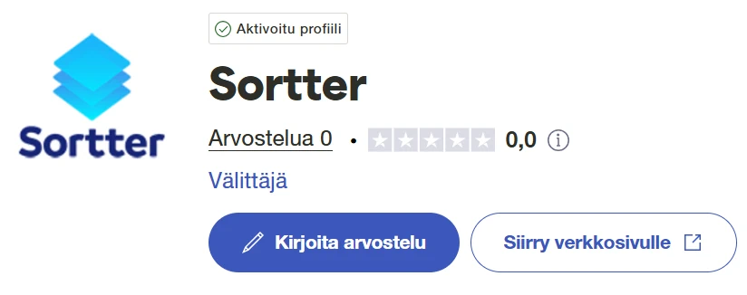 sortter arvostelu