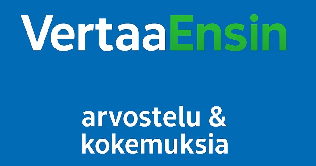 VertaaEnsin kokemuksia arvostelu