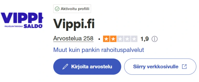 Vippi.fi arvostelu
