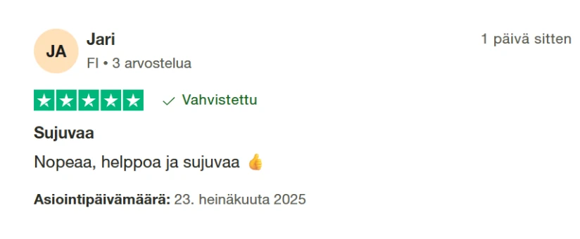 Etua.fi kokemuksia