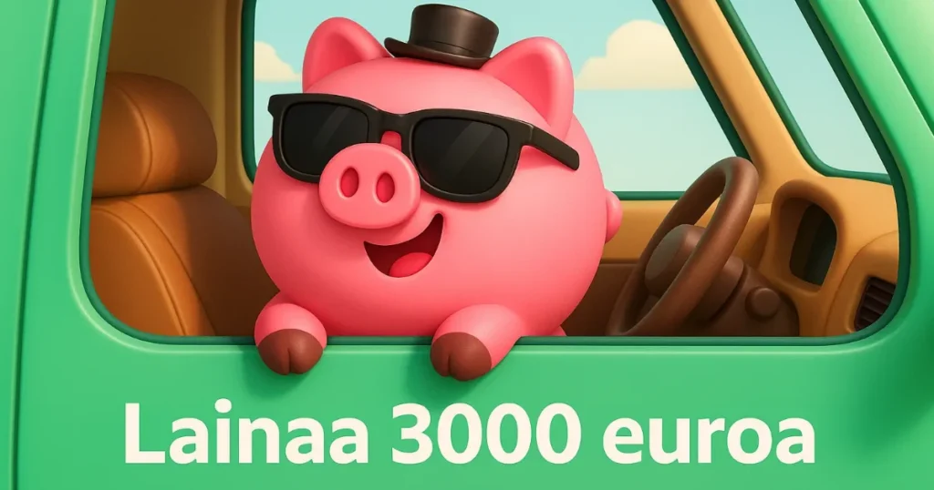 Lainaa 3000 euroa