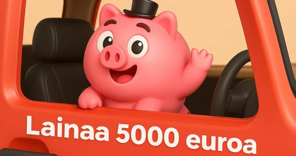 Lainaa 5000 euroa