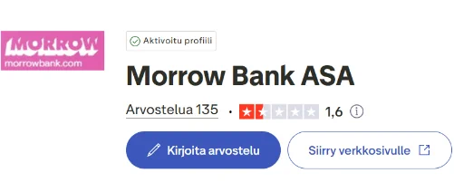 Morrow Bank arvostelut