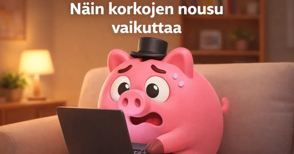 Näin korkojen nousu vaikuttaa