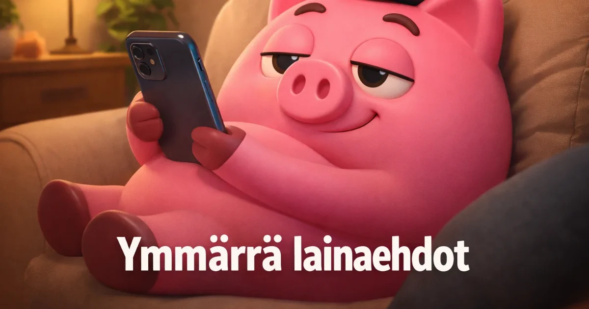 Ymmärrä lainaehdot