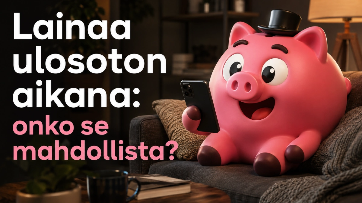 Lainaa ulosoton aikana