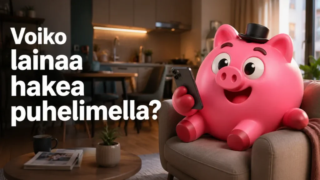 Voiko lainaa hakea puhelimella