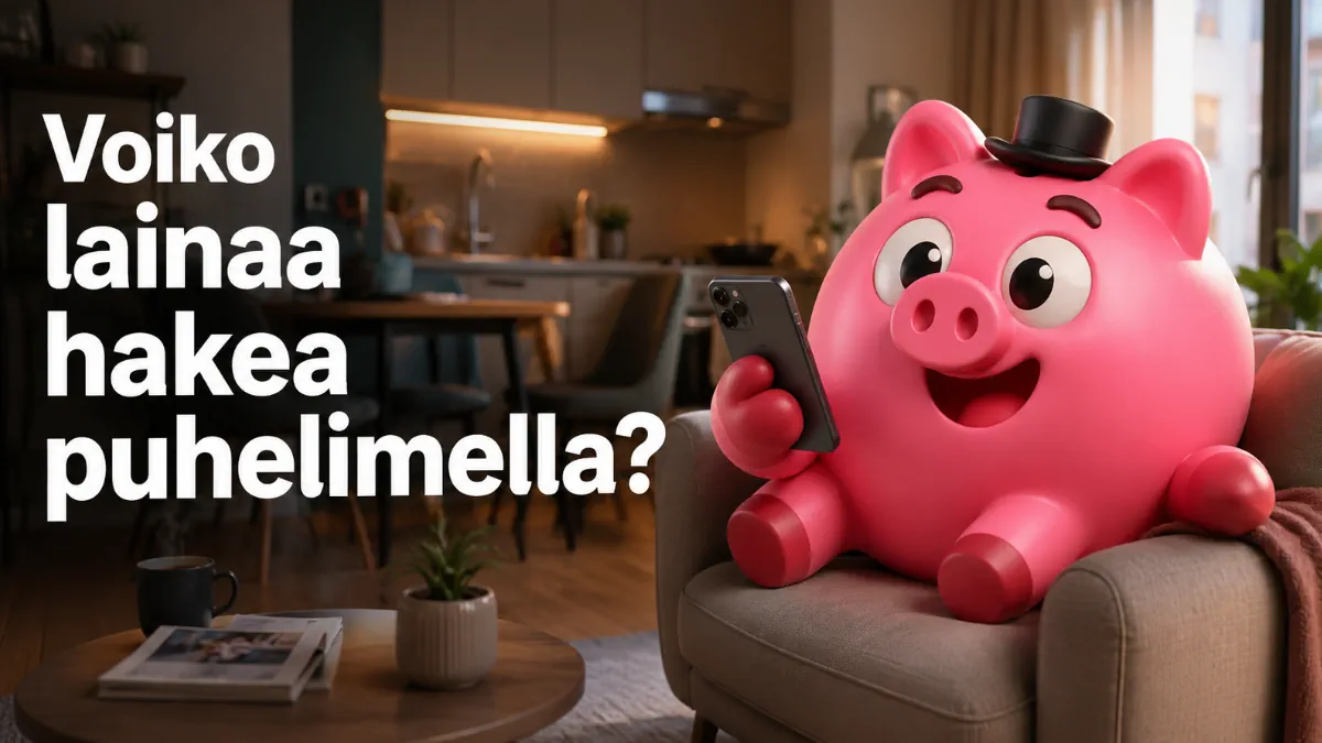 Voiko lainaa hakea puhelimella
