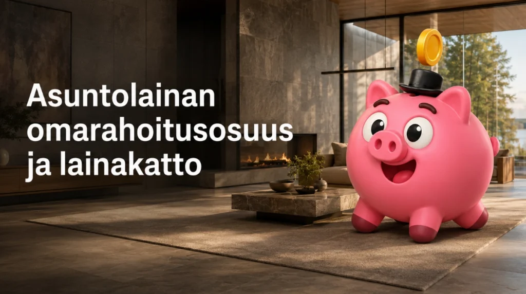 Asuntolainan omarahoitusosuus ja lainakatto