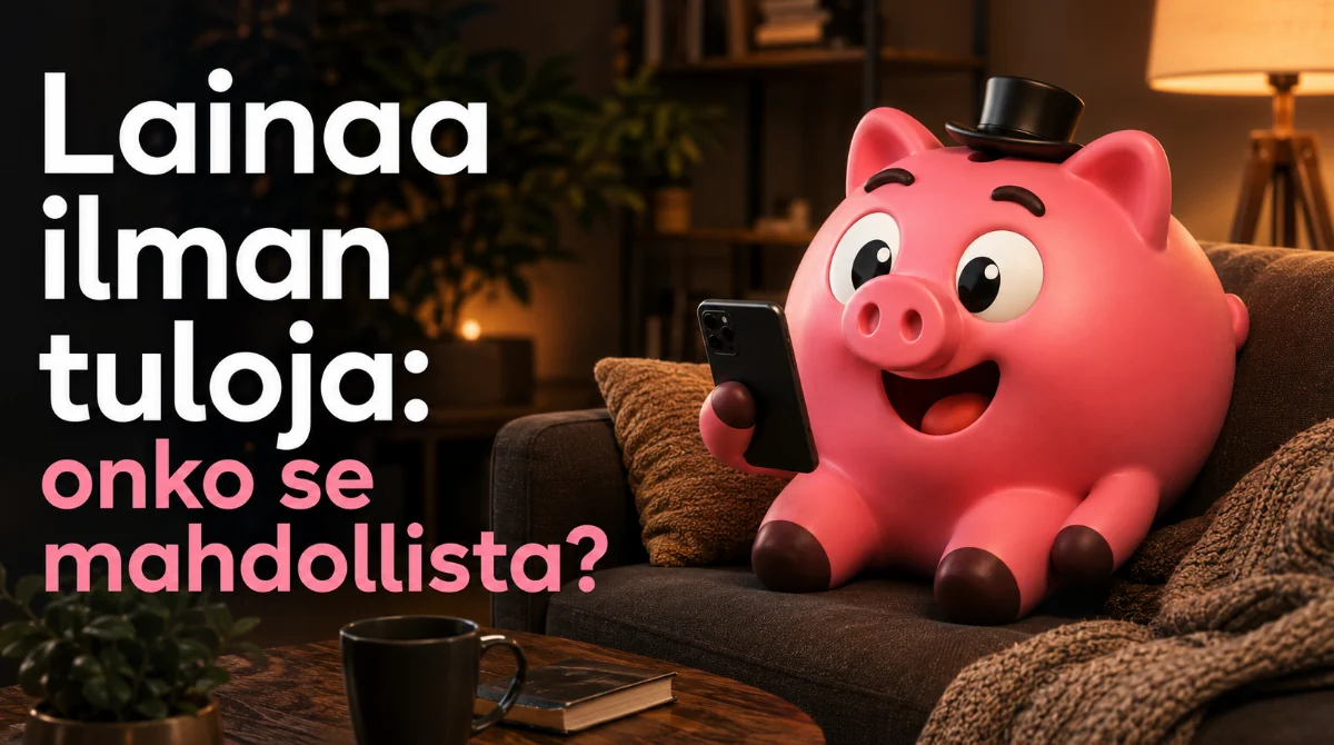 Lainaa ilman tuloja